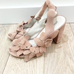 Jeffrey Campbell Blush Floral Heels